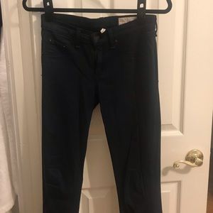 Rag and Bone Navy Blue Skinny Pants